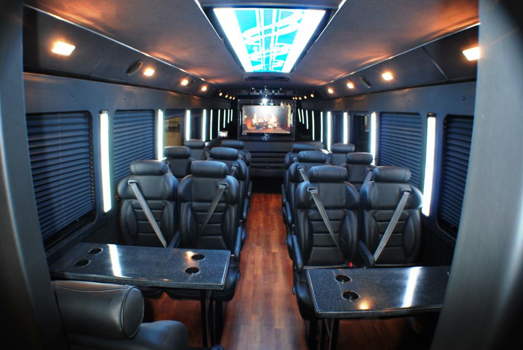 charter bus rentals Denton Texas